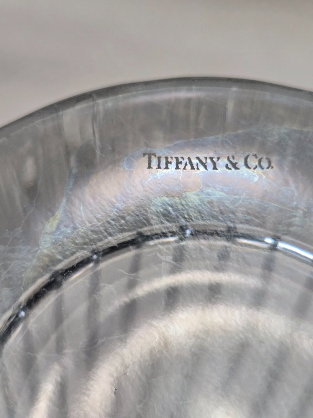 TIFFANY & CO.  ATLAS BEDSIDE WATER CARAFE/VASE - Picture 4 of 5